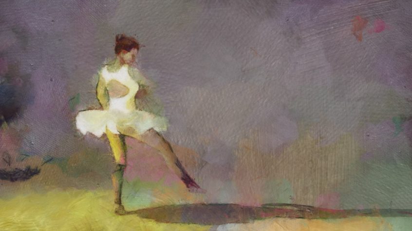 Elegance - Beauty that never fades. Moving Ballet Painting
